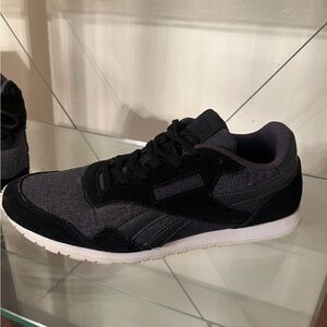 Reebok Black and Gray Sneakers